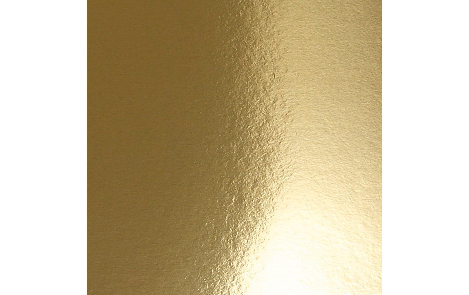 Creativ Company Fotokarton – A2, Gold, 280 g/m² – 10 Blatt, Metallicpapier