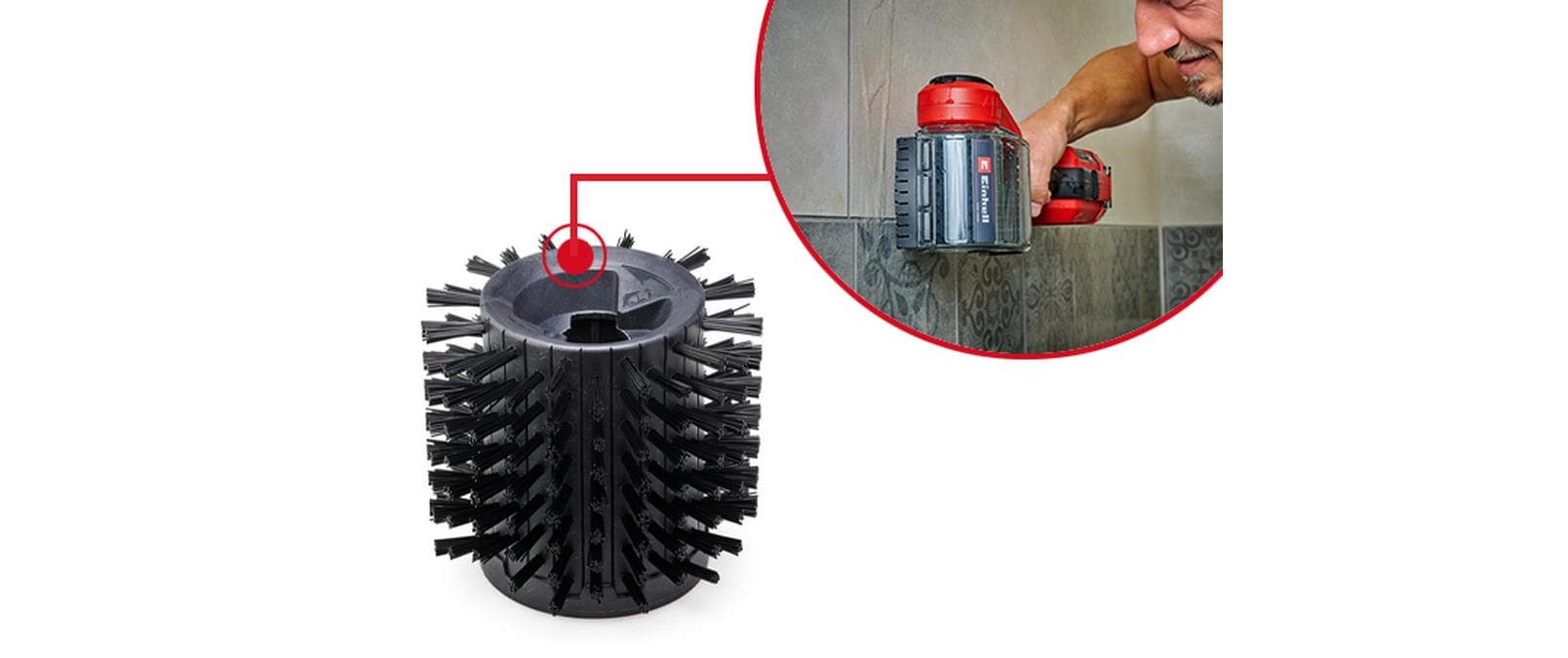Einhell Terrassenreiniger PICOBELLA 18/90 – 18 V – Ø 90 mm