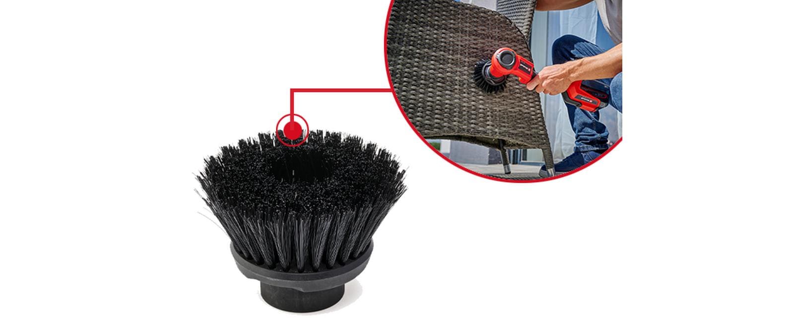 Einhell Terrassenreiniger PICOBELLA 18/90 – 18 V – Ø 90 mm
