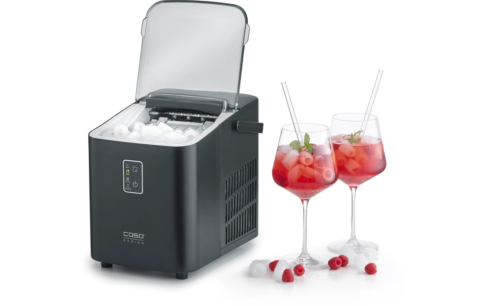 Caso Essenswärmer 731.3401.00 – 1,0 l, 120 W, Edelstahl, Schwarz, 22 × 26,5 × 28 cm