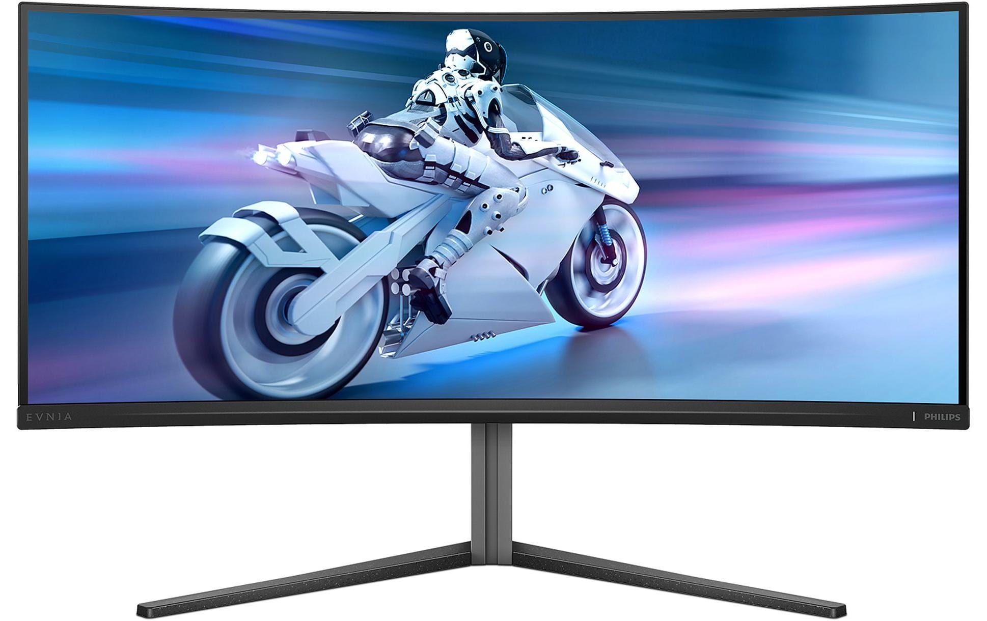 Philips Evnia 34M2C6500/00 – Monitor, 34", 450 cd/m², Gebogen, FreeSync Premium Pro, VESA 100 × 100, Weiss