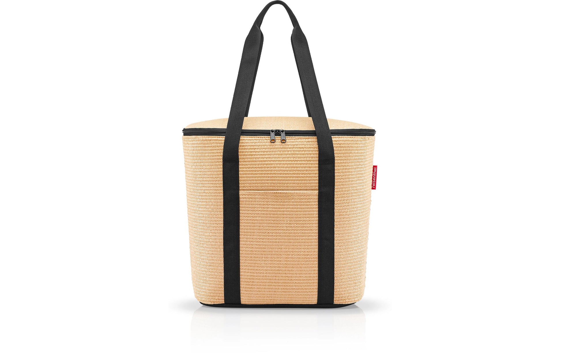 Reisenthel Stofftasche Polyester, schwarz, braun, 380×350×160 mm, mit Alufolie-Futter