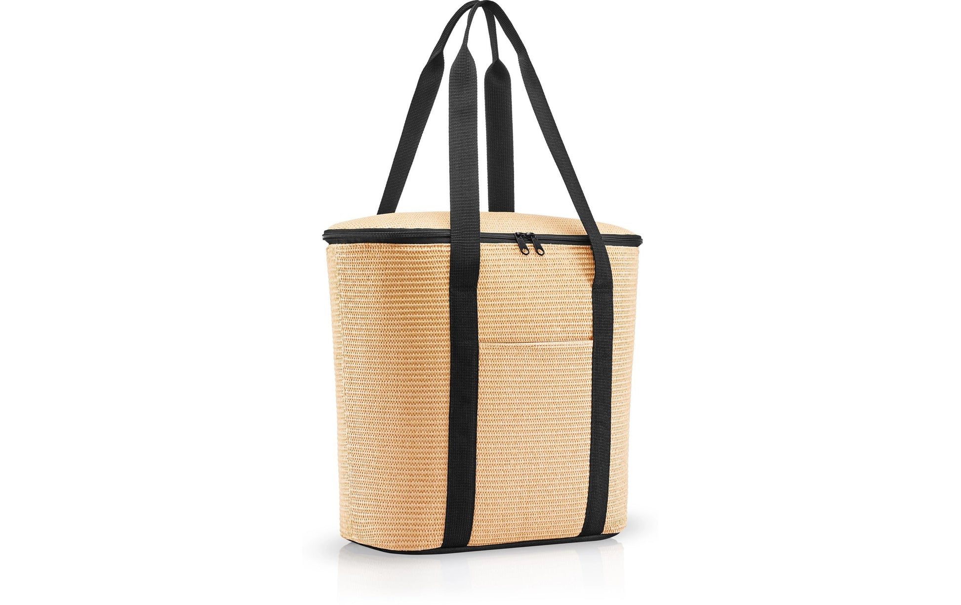 Reisenthel Stofftasche Polyester, schwarz, braun, 380×350×160 mm, mit Alufolie-Futter