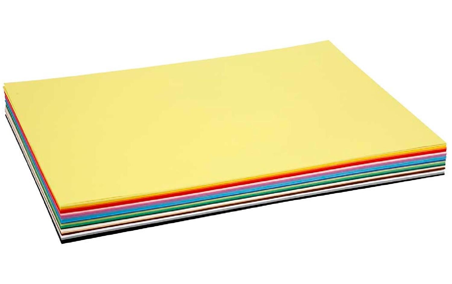 Creativ Company Bastelkarton – A2, mehrfarbig, 180 g/m² – 20 Blätter, Kunstpapier, FSC