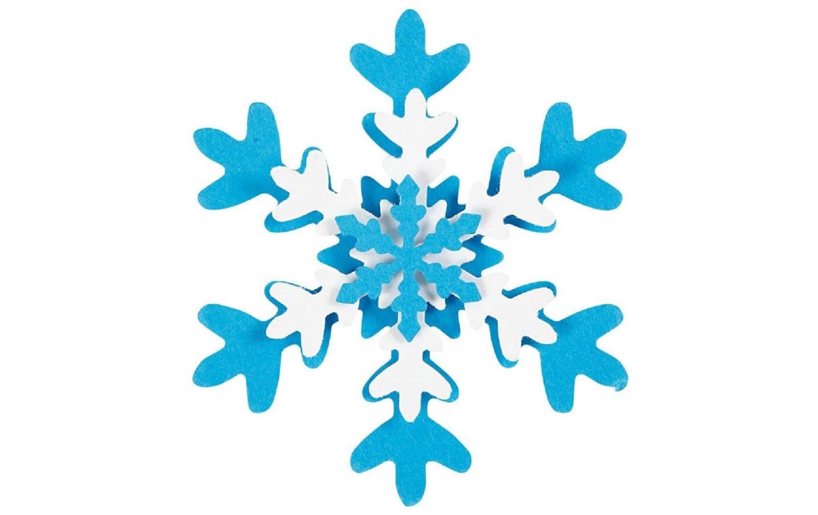 Creativ Company Ausstechförmchen – Schneeflocken – 3 Stück – Ø 75 mm – Schwarz/Grau – für Papier