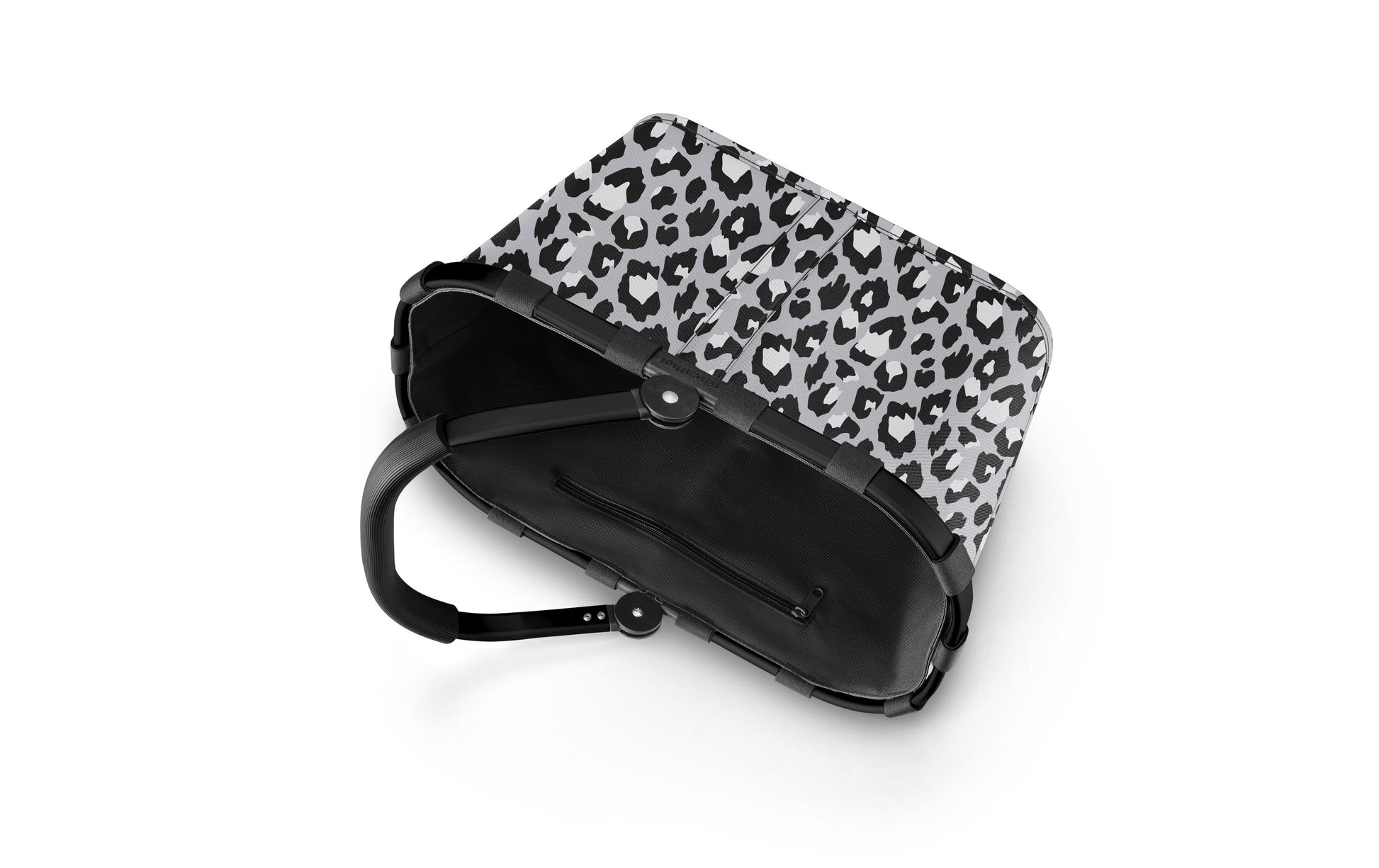 Reisenthel Stofftasche, Polyester, Motiv Leo Nero, 480×290×280 mm, faltbar