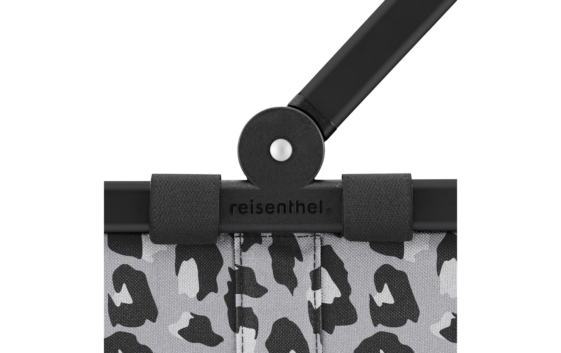 Reisenthel Stofftasche, Polyester, Motiv Leo Nero, 480×290×280 mm, faltbar