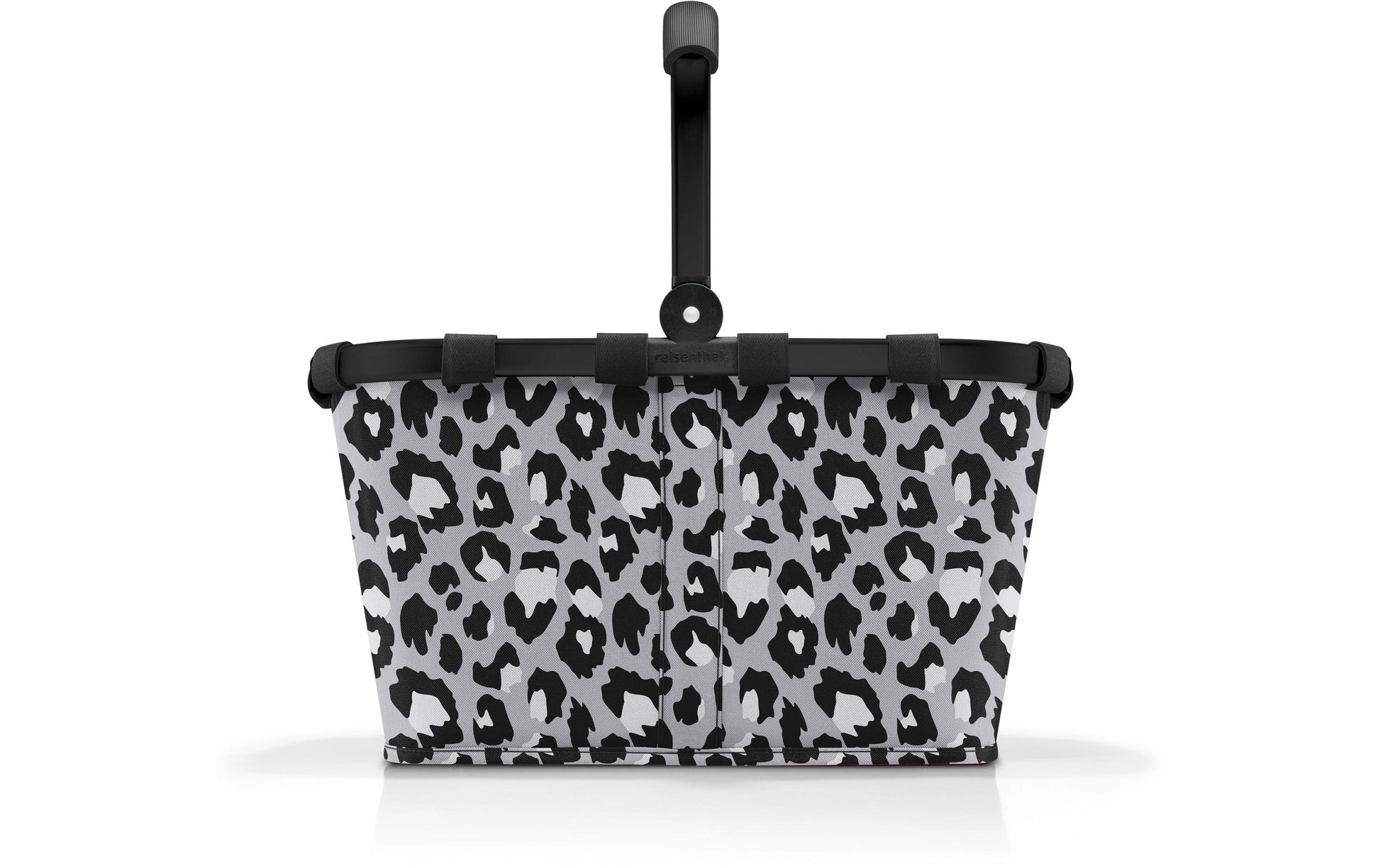 Reisenthel Stofftasche, Polyester, Motiv Leo Nero, 480×290×280 mm, faltbar