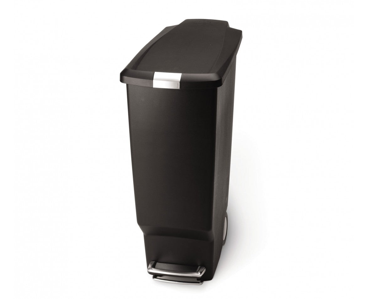 simplehuman Treteimer CW1361 – 40 l – Kunststoff (ABS), rechteckig – schwarz