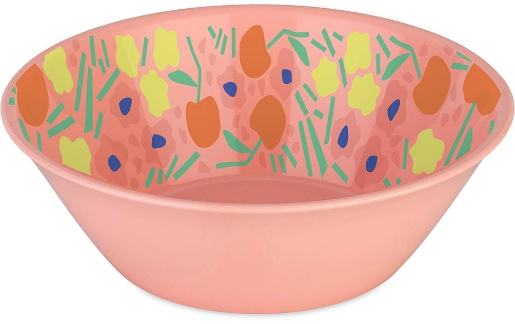 Koziol Salatschüssel Nora M Blooms – 700 ml, Ø 16,4 cm, Kunststoff (biozirkulär), spülmaschinenfest