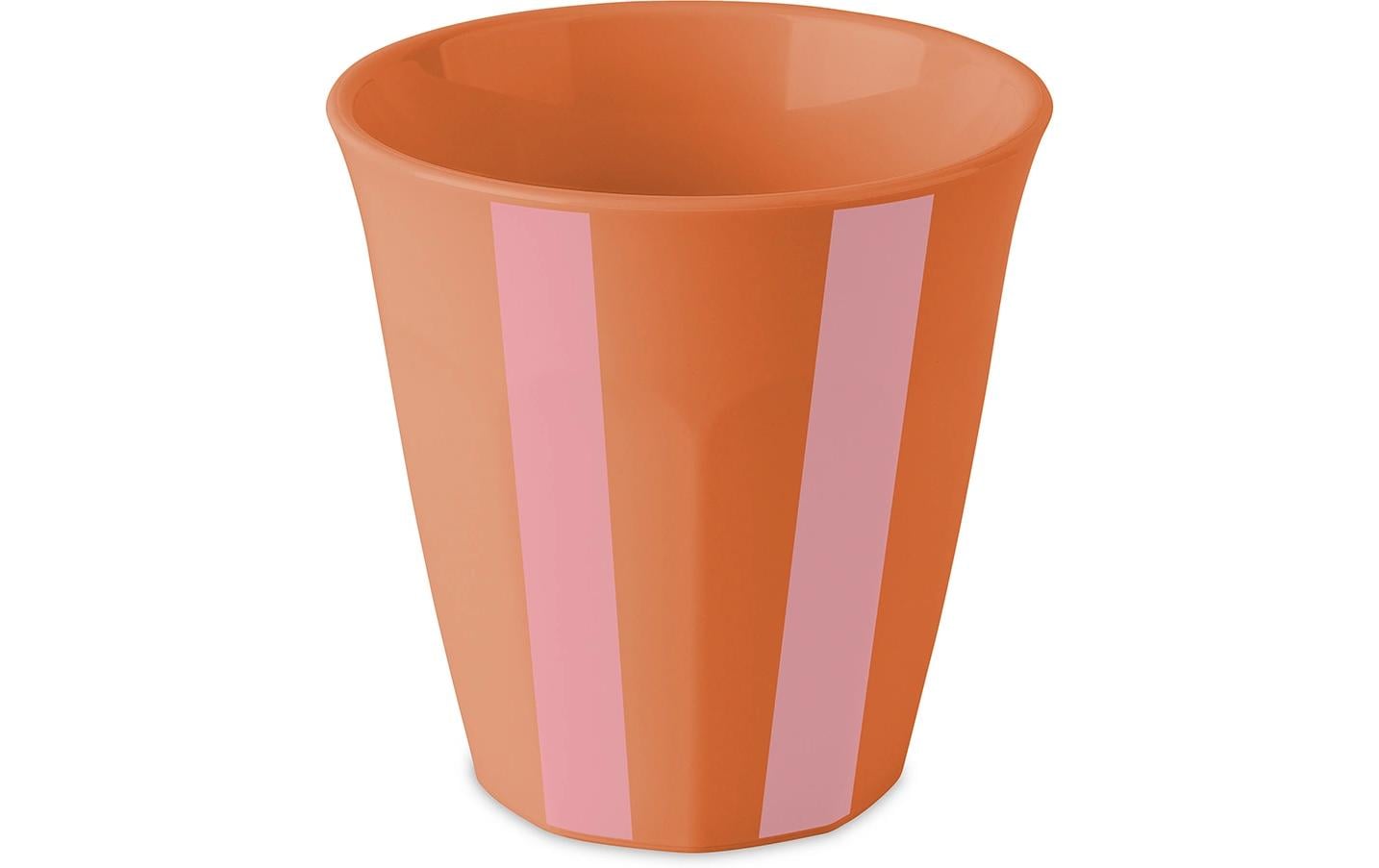 Koziol Trinkbecher Nora M Streifen – 300 ml, Ø 8,9 cm, Kunststoff (biozirkulär), spülmaschinenfest, BPA-frei