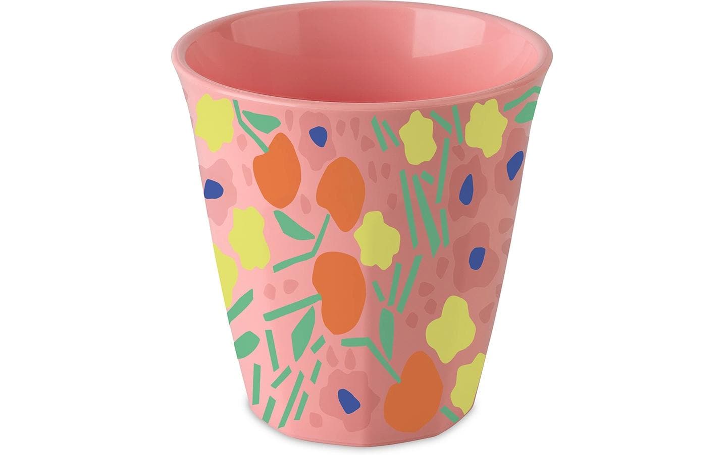 Koziol Becher – 300 ml, Ø 8,9 cm, Kunststoff (biozirkulär), Rosa, spülmaschinenfest, BPA-frei