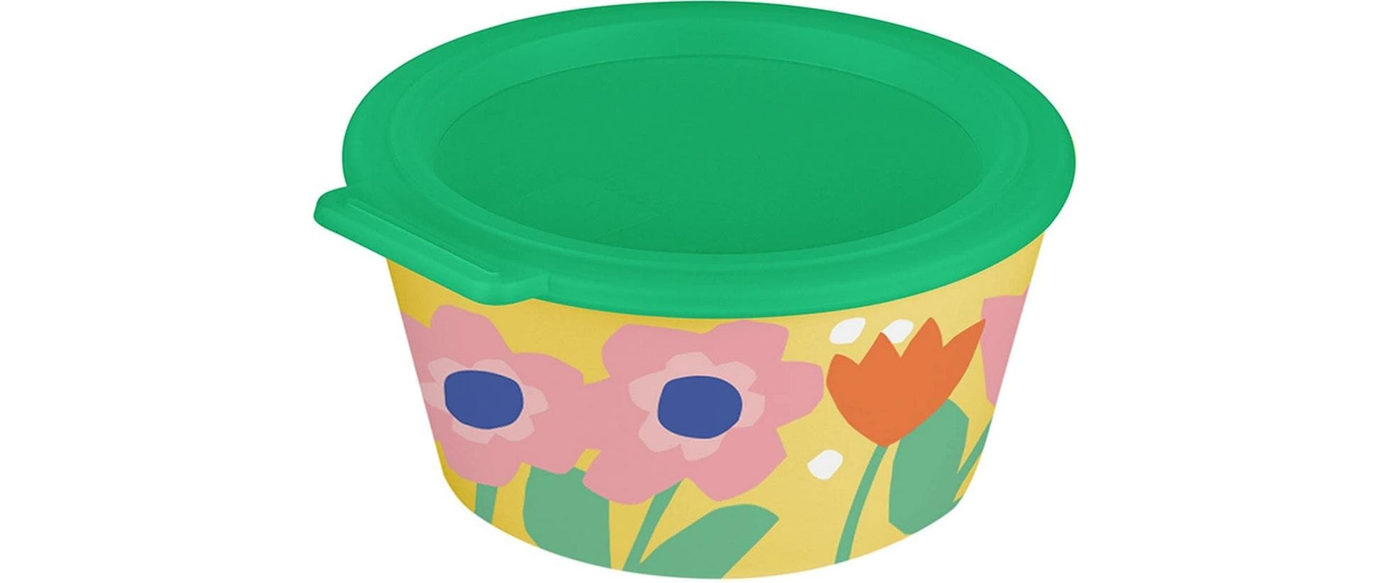 Koziol Schüssel Nora – 700 ml, Ø 14,7 cm, H 7,8 cm, Kunststoff (biozirkulär), mit Deckel, spülmaschinenfest