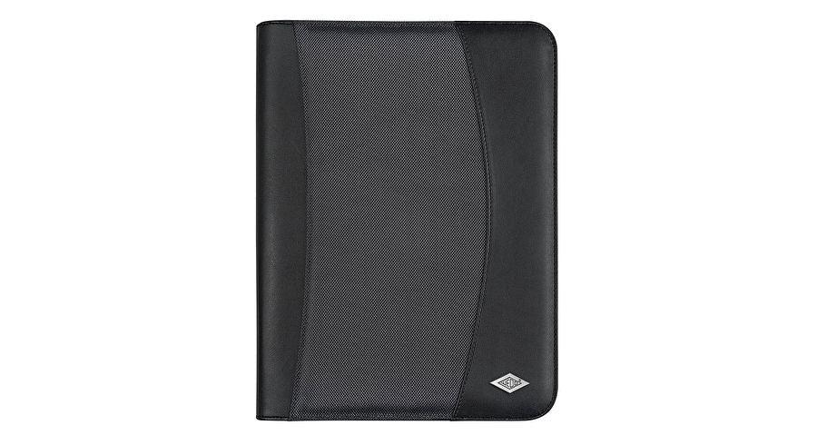 Wedo Elegance Konferenzmappe für A4, 3 Taschen, Stiftehalter – Kunstleder – Schwarz