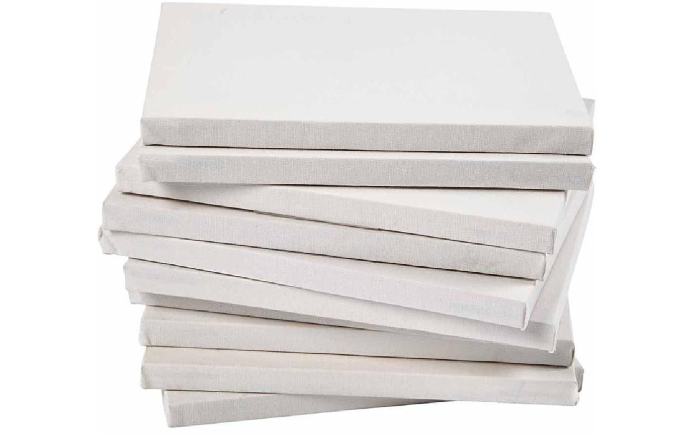 Creativ Company Keilrahmen, Baumwolle, 21 × 29,7 cm, Weiss