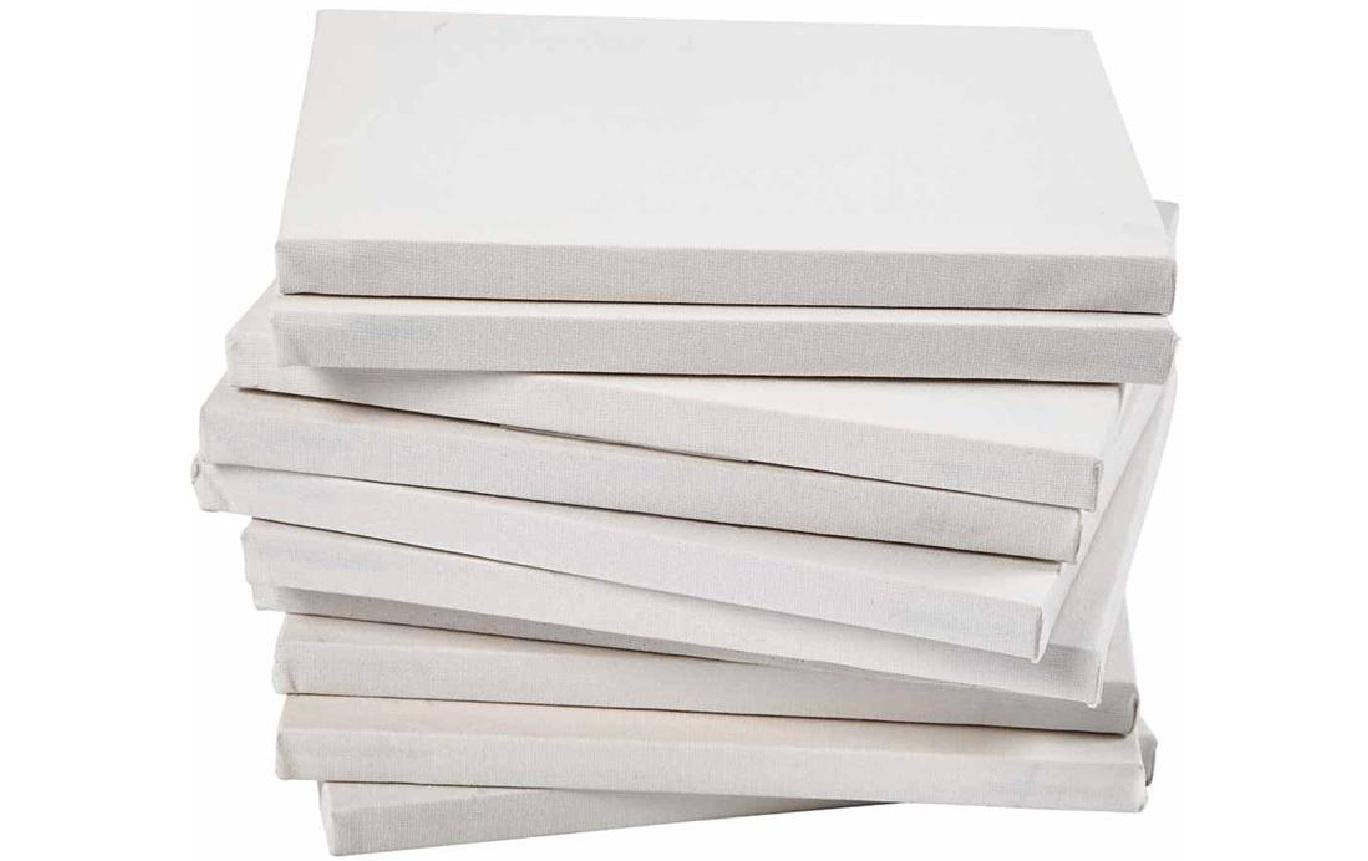 Creativ Company Keilrahmen, Baumwolle, 60 × 42 × 1,6 cm, Weiss