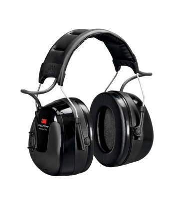 3M WorkTunes Pro HRXS220A Elektronischer Kapselgehörschutz – Radio – SNR 32 dB – Schwarz