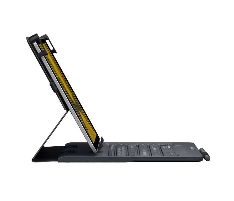 Logitech Tastatur-Case für Tablets 9"–10" – Bluetooth, QWERTY (IT), spritzwassergeschützt – Schwarz