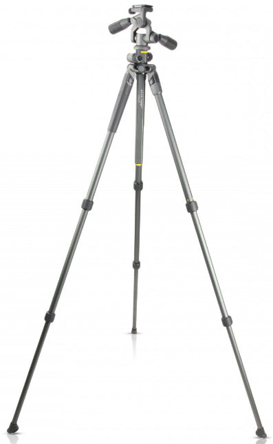 Vanguard Alta Pro 2+ 263AP Stativ – Aluminium, 26 mm, 3 Abschnitte, 175,2 cm, Traglast 5 kg – Grau