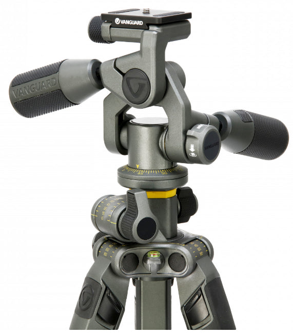 Vanguard Alta Pro 2+ 263AP Stativ – Aluminium, 26 mm, 3 Abschnitte, 175,2 cm, Traglast 5 kg – Grau