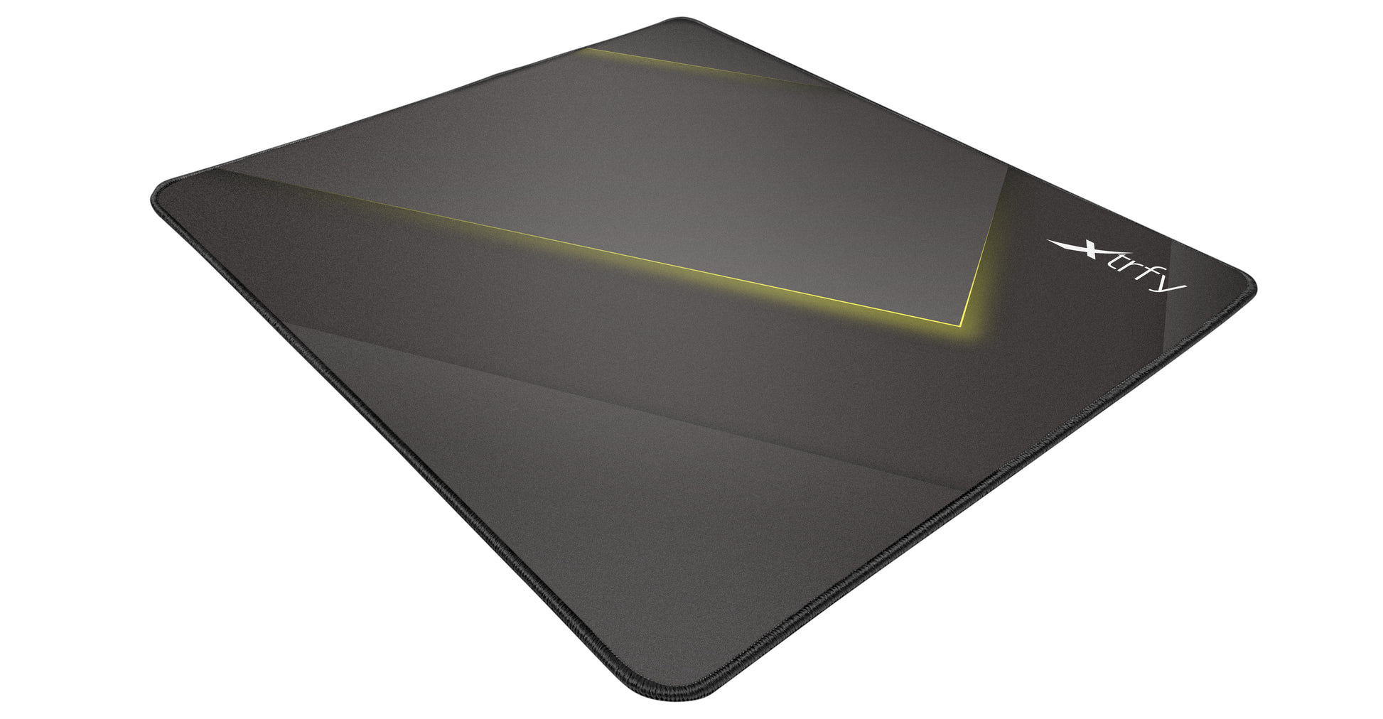 CHERRY XTRFY GP1 Large – Gaming-Mauspad – 460 × 400 mm, Stoff/Gummi, Schwarz