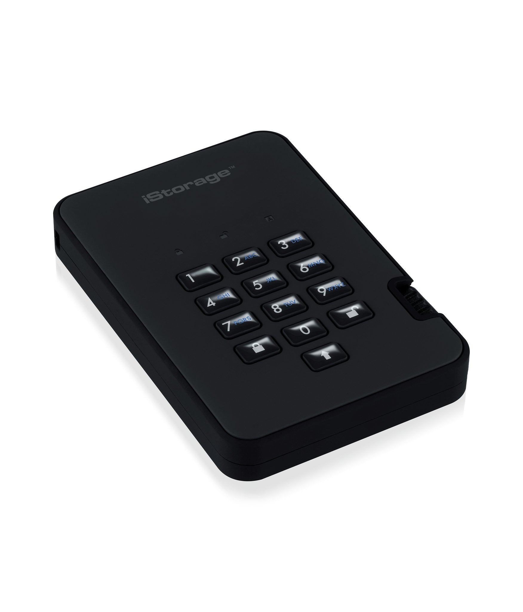 iStorage diskAshur2 – 2 TB 2,5" verschlüsselte USB-SSD – für Windows/Mac/Linux/Android