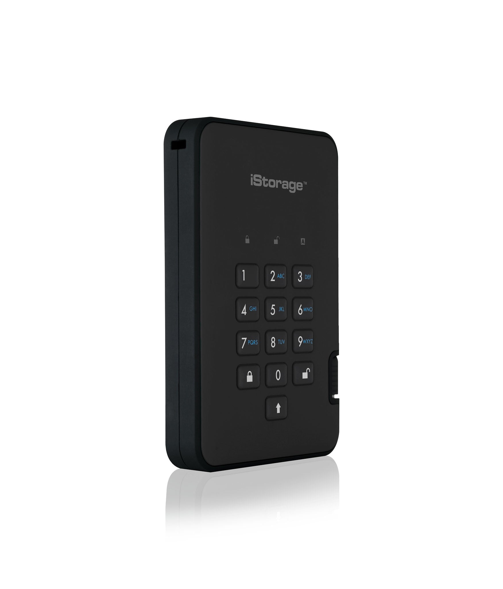 iStorage diskAshur2 – 2 TB 2,5" verschlüsselte USB-SSD – für Windows/Mac/Linux/Android