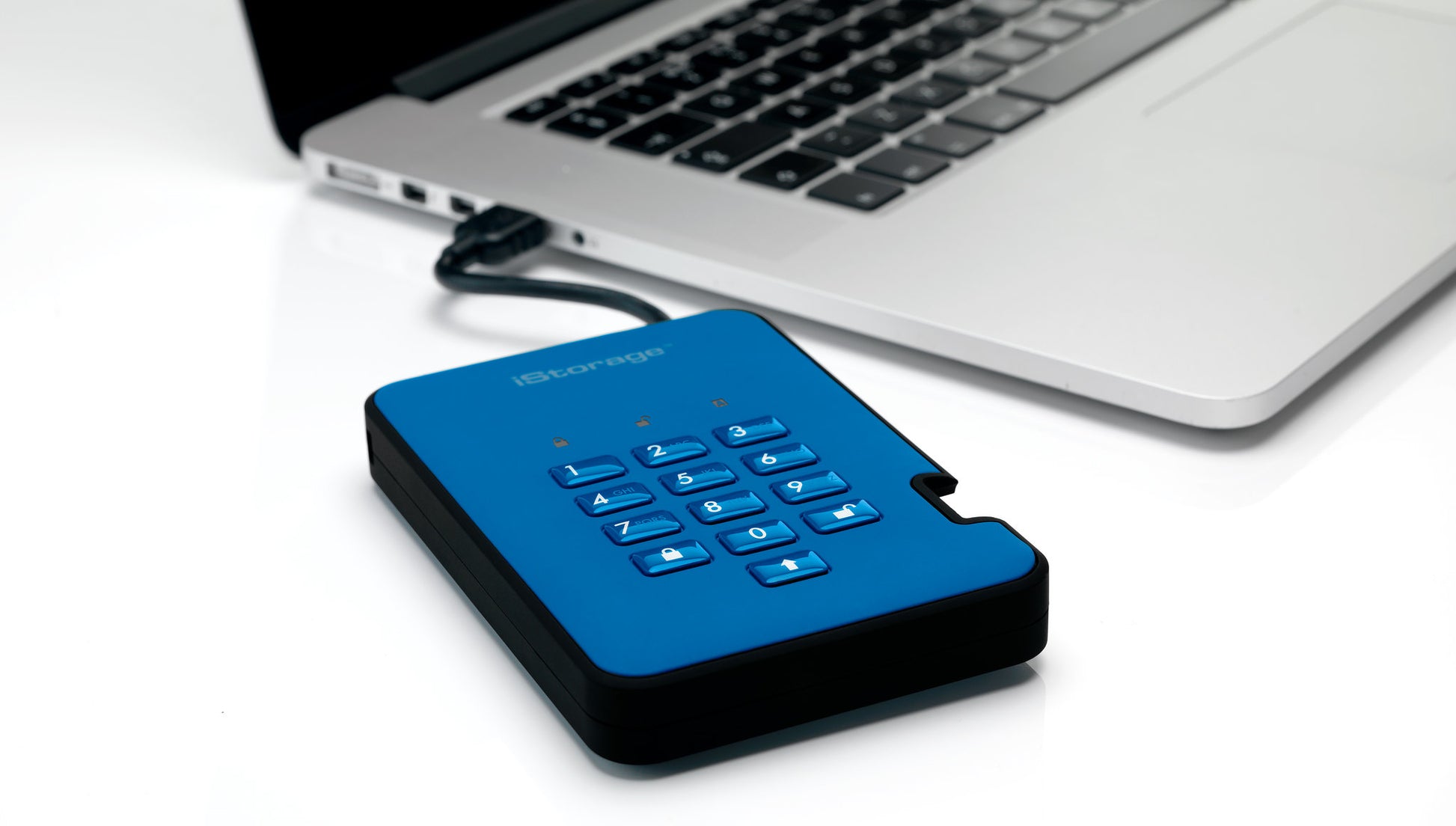 iStorage diskAshur2 256 GB 2,5" SSD – für 2,5" SSD, USB Typ-A (USB 3,2 Gen 1)