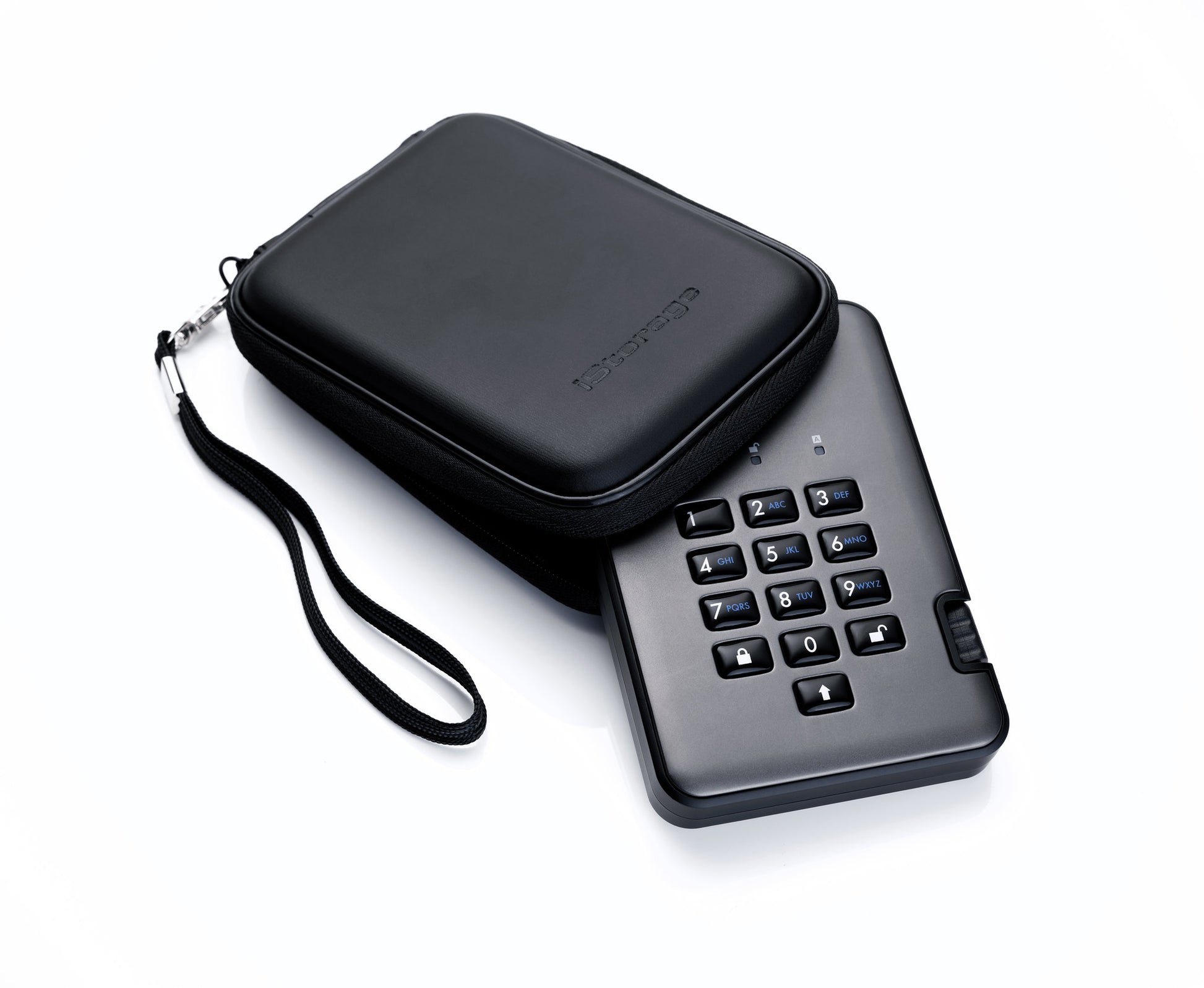iStorage diskAshur Pro2 2 TB – für 2,5" HDD, USB 3.2 Gen 1, FIPS 140-2 Level 3, Hardware-Verschlüsselung