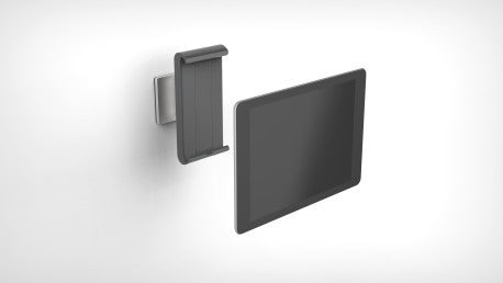 Durable Wand-Tablethalter – für Tablets 7–13", Aluminium/Kunststoff, silber metallic