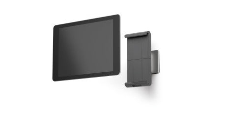 Durable Wand-Tablethalter – für Tablets 7–13", Aluminium/Kunststoff, silber metallic