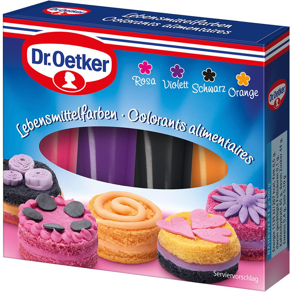 Dr. Oetker Lebensmittelfarbe Orange, Gel – 40 g