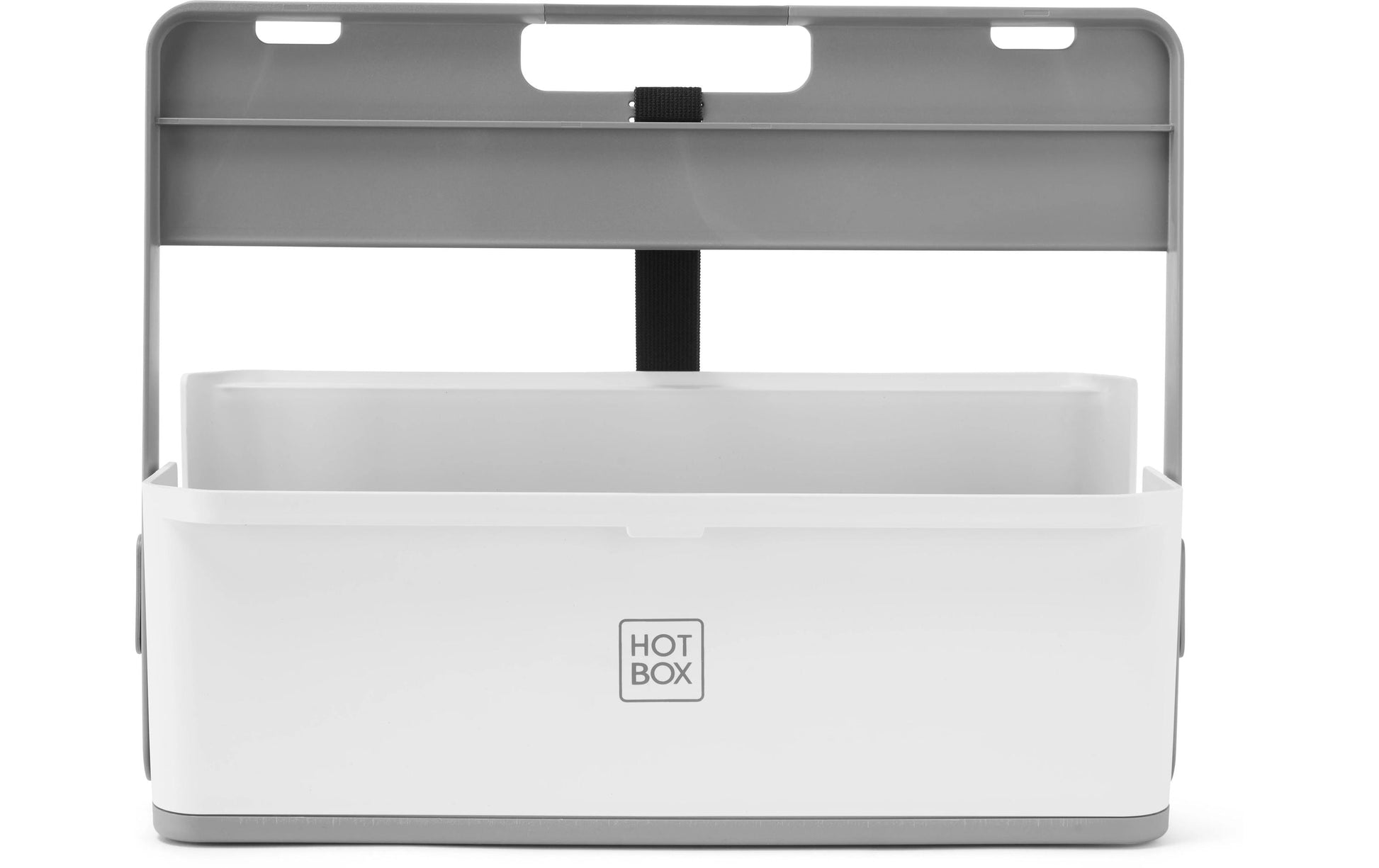 Hotbox Schubladenelement – 2 Schubladen, höhenverstellbar mit Softgrip, weiss, Polypropylen (PP), B 398 × H 30
