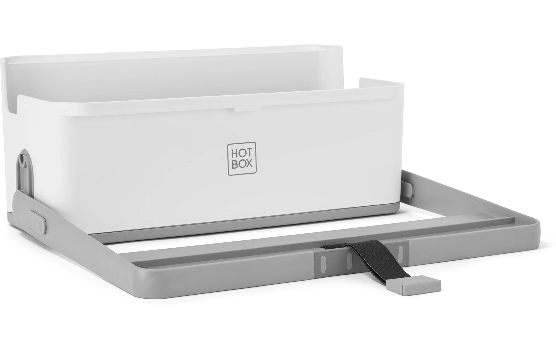 Hotbox Schubladenelement – 2 Schubladen, höhenverstellbar mit Softgrip, weiss, Polypropylen (PP), B 398 × H 30