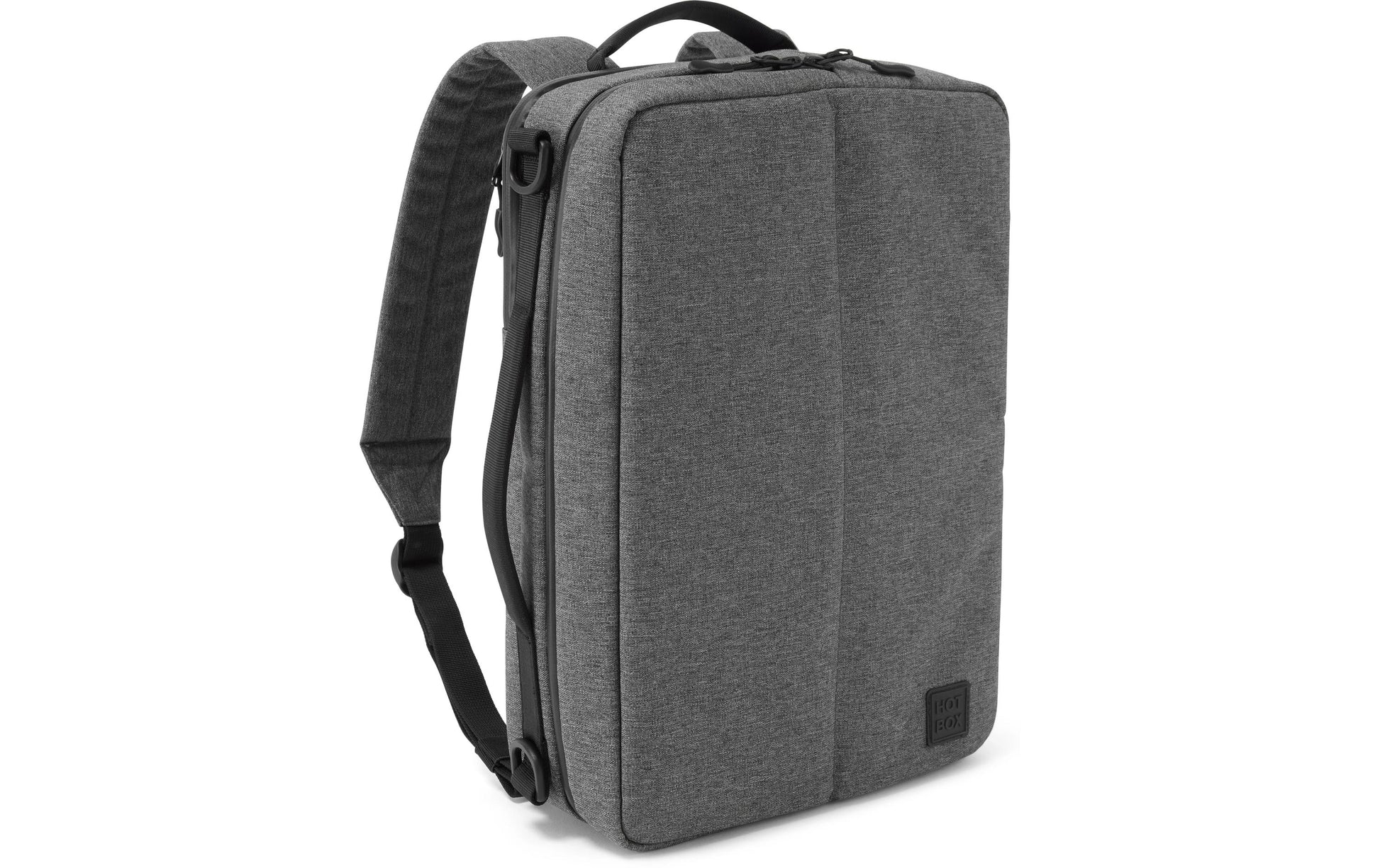 Hotbox Notebook-Rucksack – für 15" Notebook, rPET, grau, gepolstert