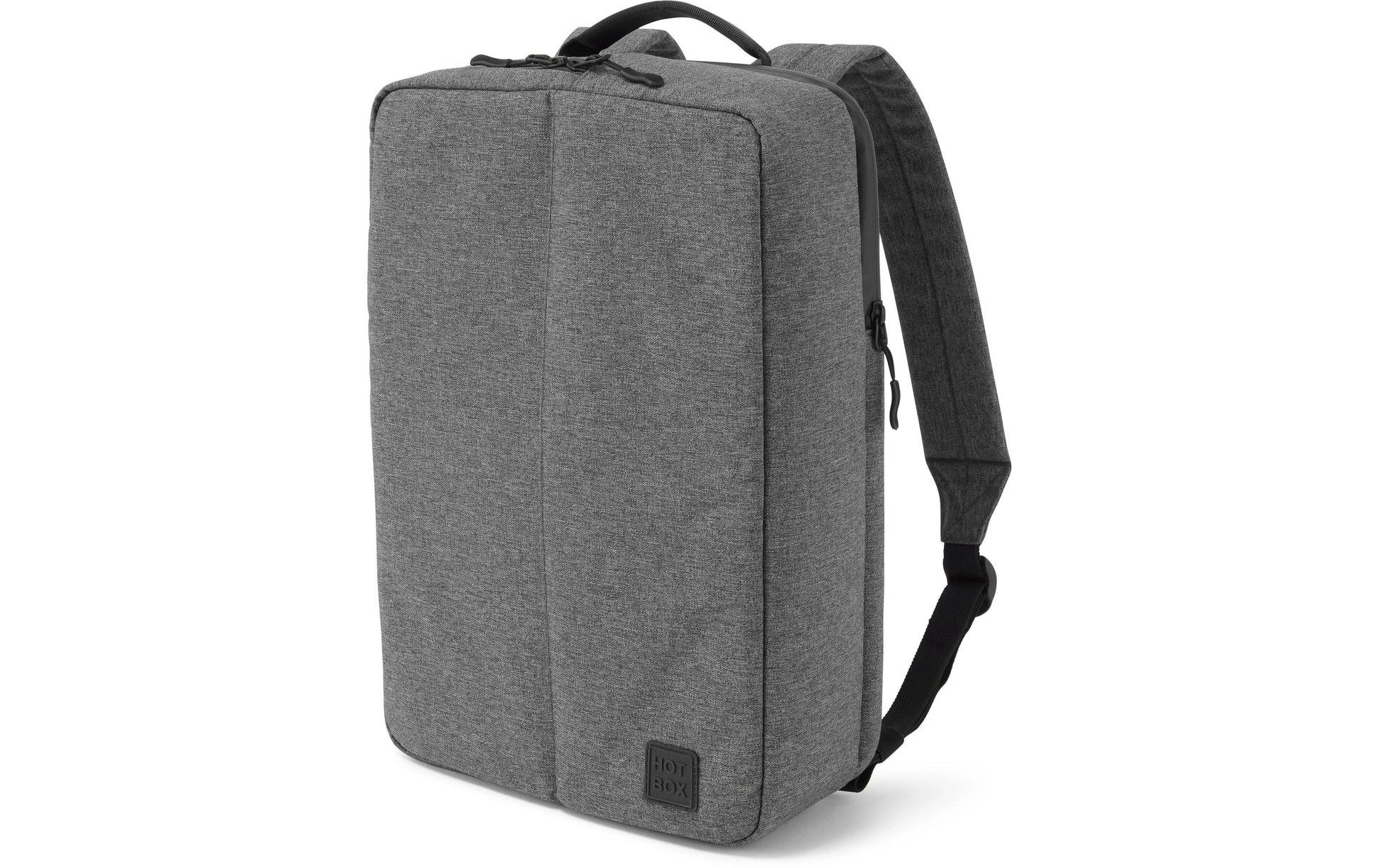 Hotbox Notebook-Rucksack – für 15" Notebook, rPET, grau, gepolstert
