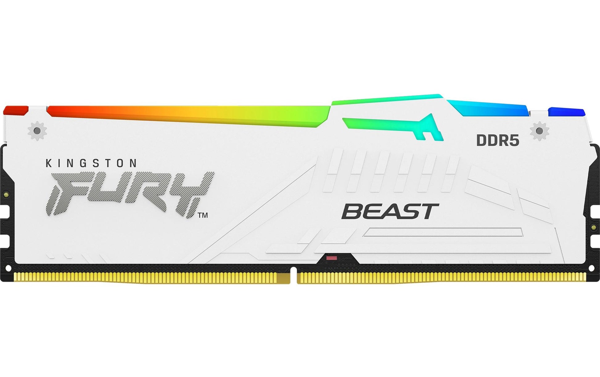 Kingston Technology Kingston Fury Beast – DDR5 RAM – 32 GB (2×16 GB), 6000 MT/s, CL36, EXPO, RGB, Weiss