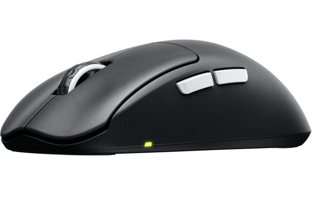 CHERRY XTRFY M68 Pro – Gaming-Maus – Kabellos (2,4 GHz), 26000 DPI, Rechtshänder, Schwarz/Silber