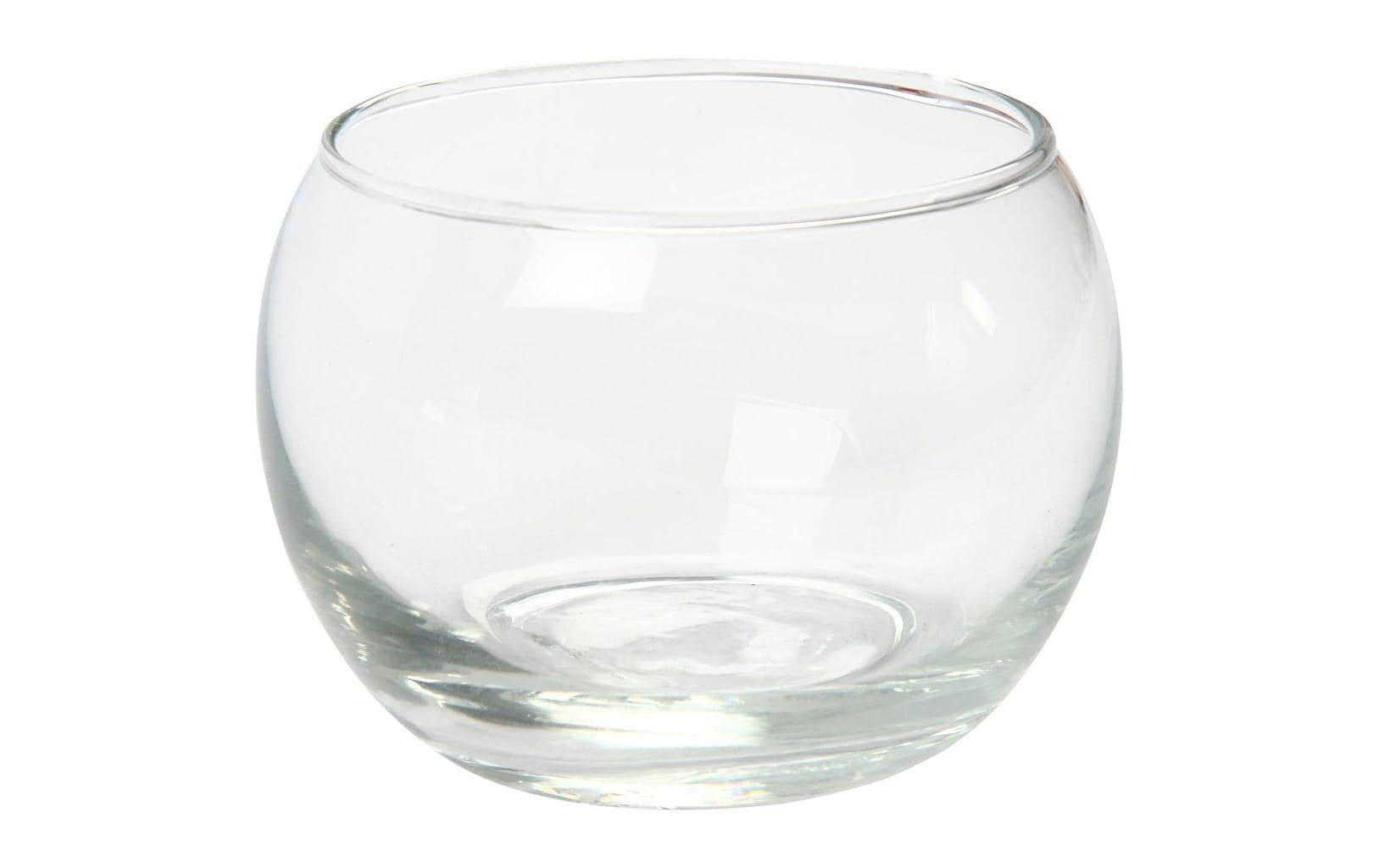 Creativ Company Kerzenglas – Glas, transparent – Ø 8 × 7 cm – 12-teilig