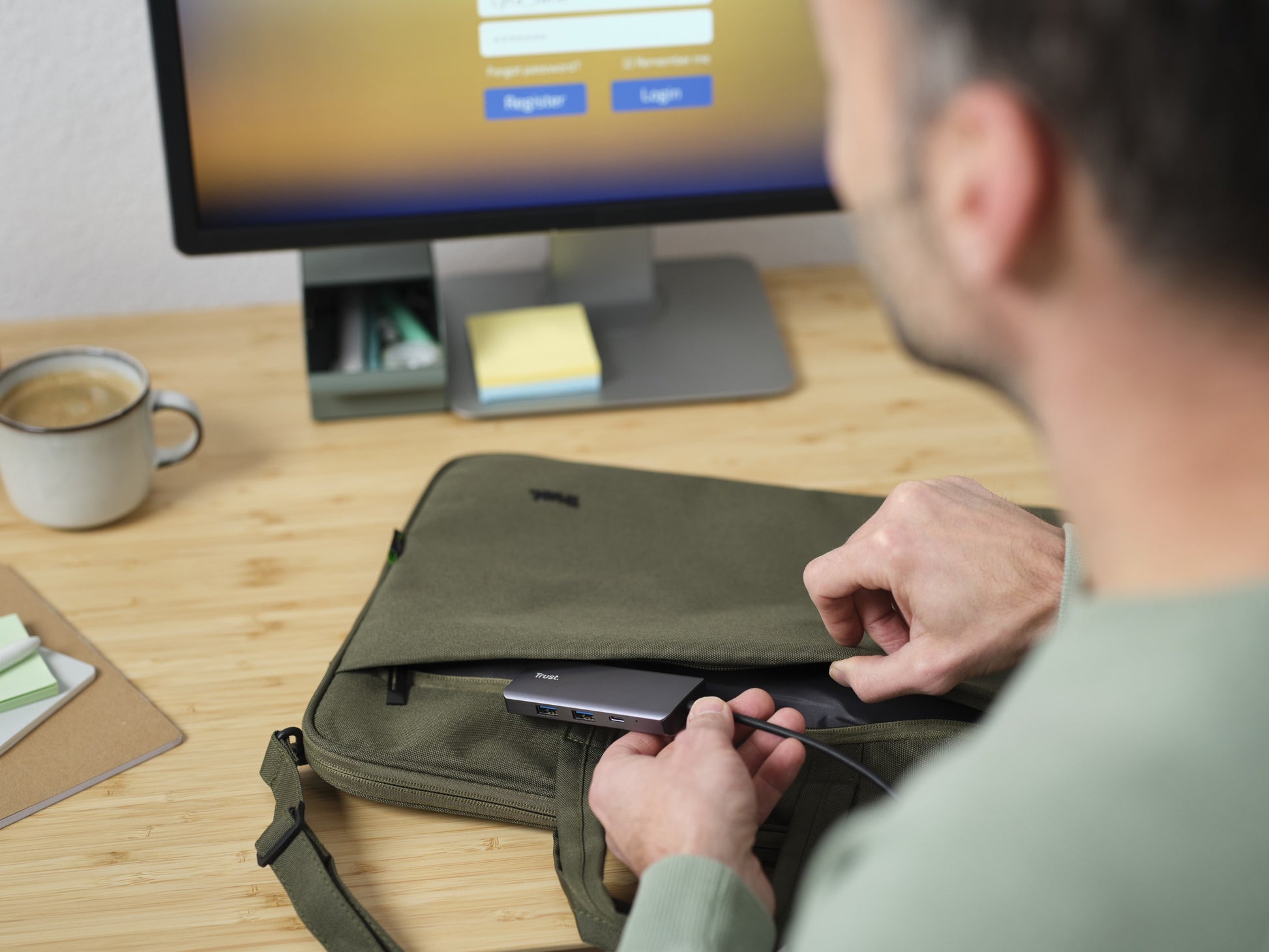 Trust Dalyx Multiport-Adapter – USB-C, 1× HDMI, 2× USB-A, GbE, für Windows/Mac/ChromeOS