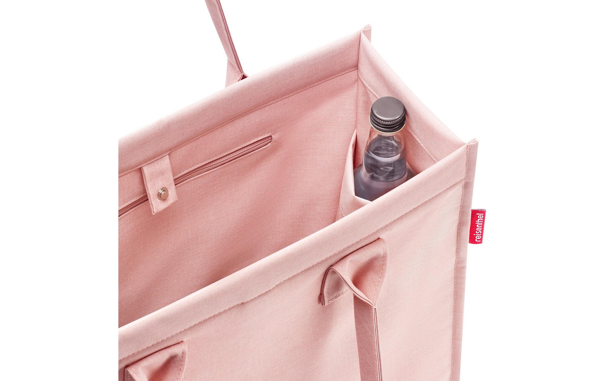 Reisenthel Stofftasche, Polyester, Motiv Twist Blush, 420×350×170 mm