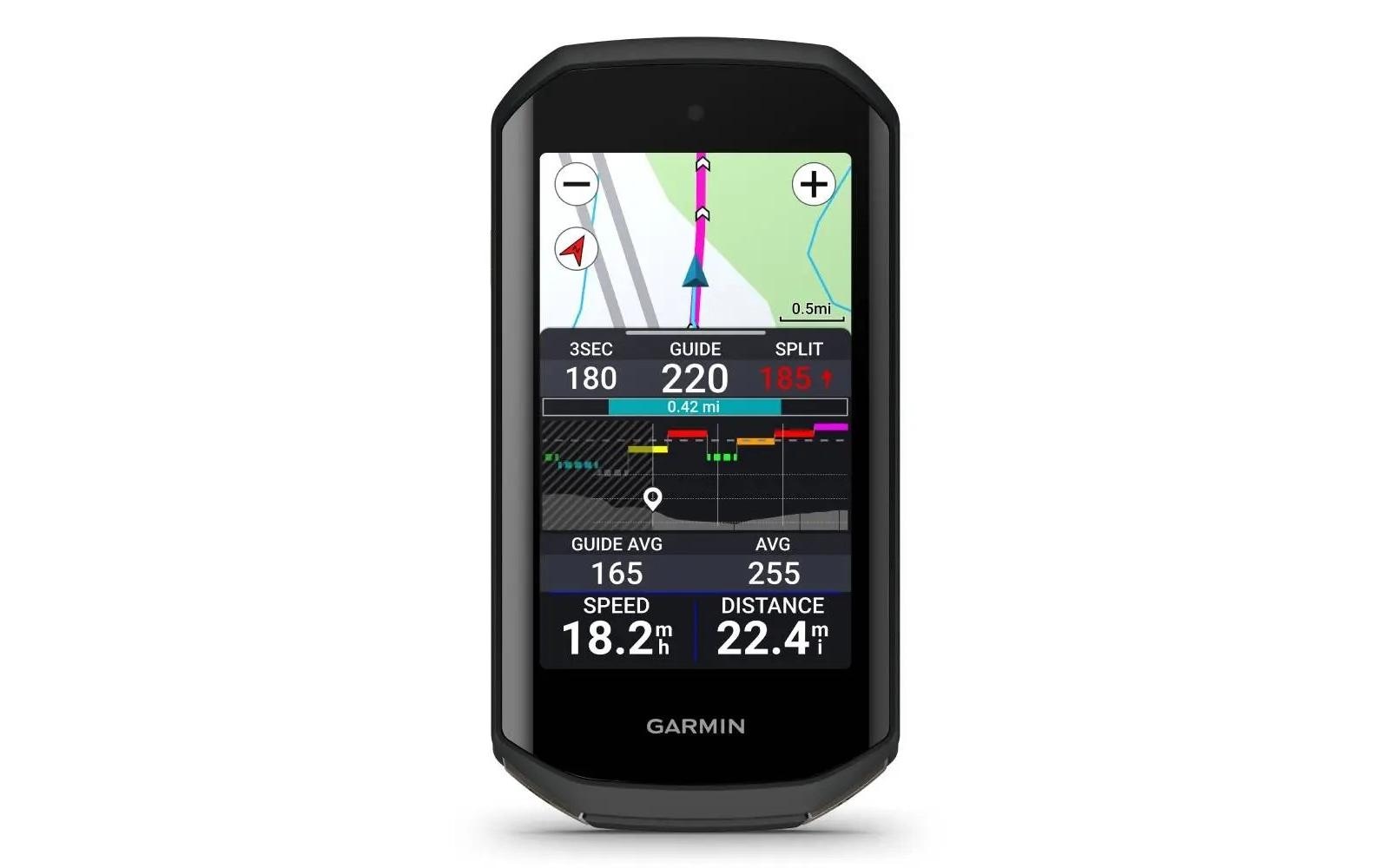 Garmin Edge 1050 – GPS Fahrradcomputer, 3,5" Touchscreen, Bluetooth, Europa-Karten, Smarttrainer-kompatibel