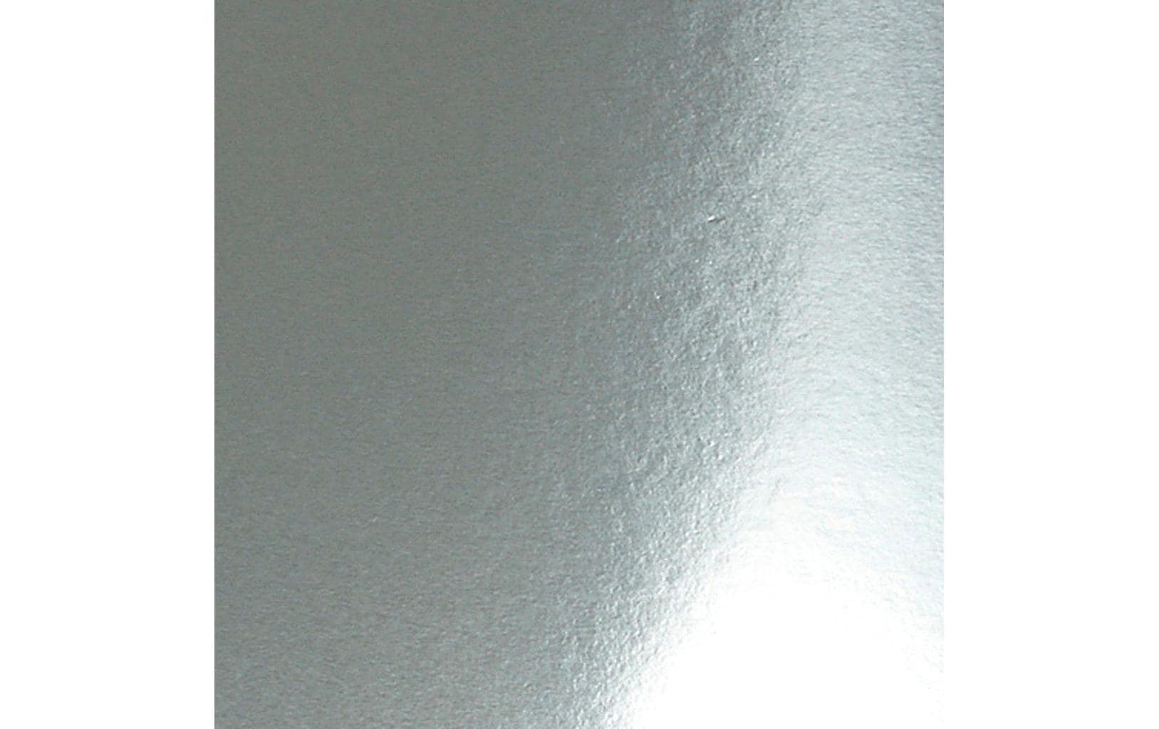 Creativ Company Folienkarton – A2, silber, 280 g/m² – 10 Blatt