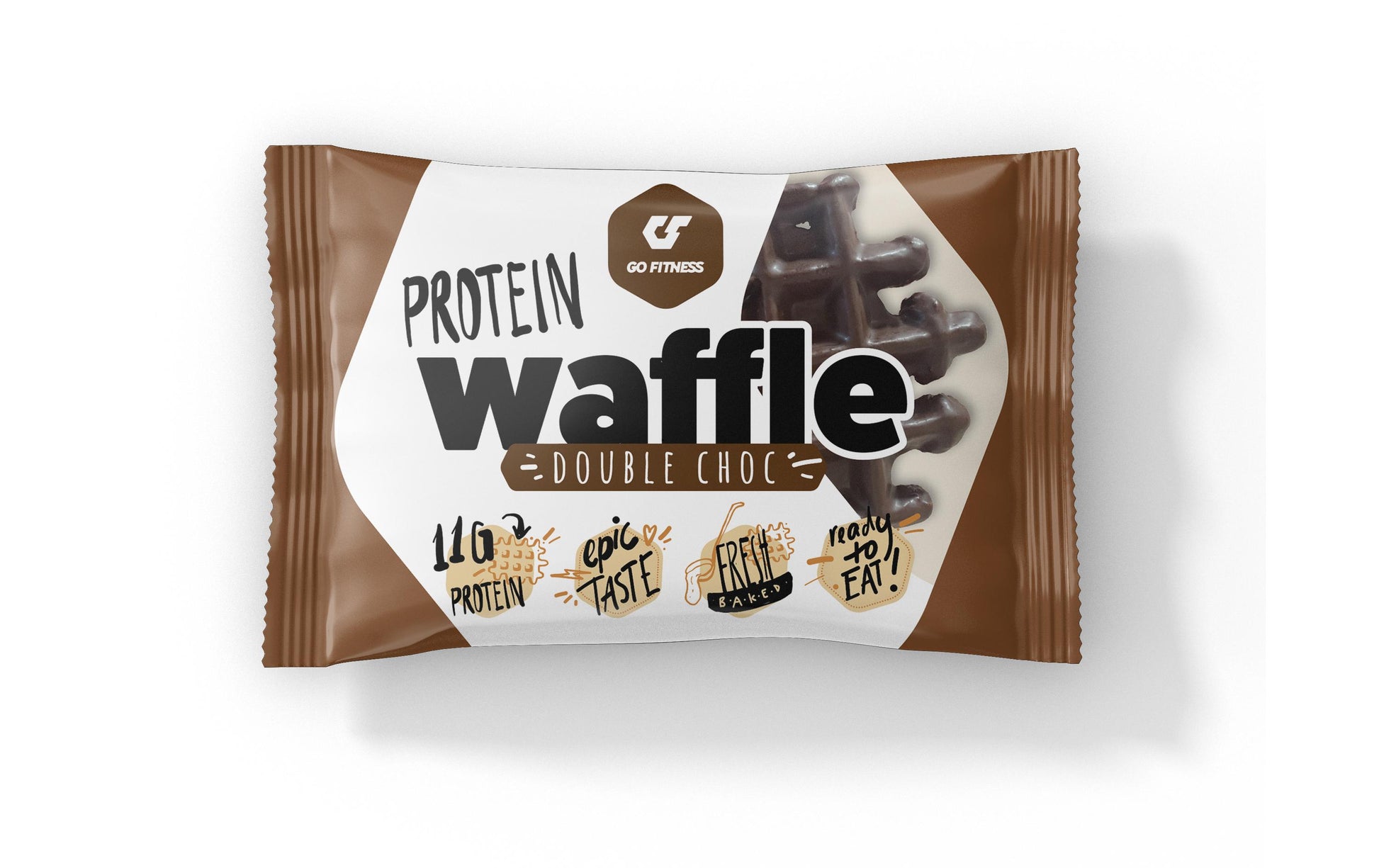 Go Fitness Protein-Waffel – Double Choc – 50 g