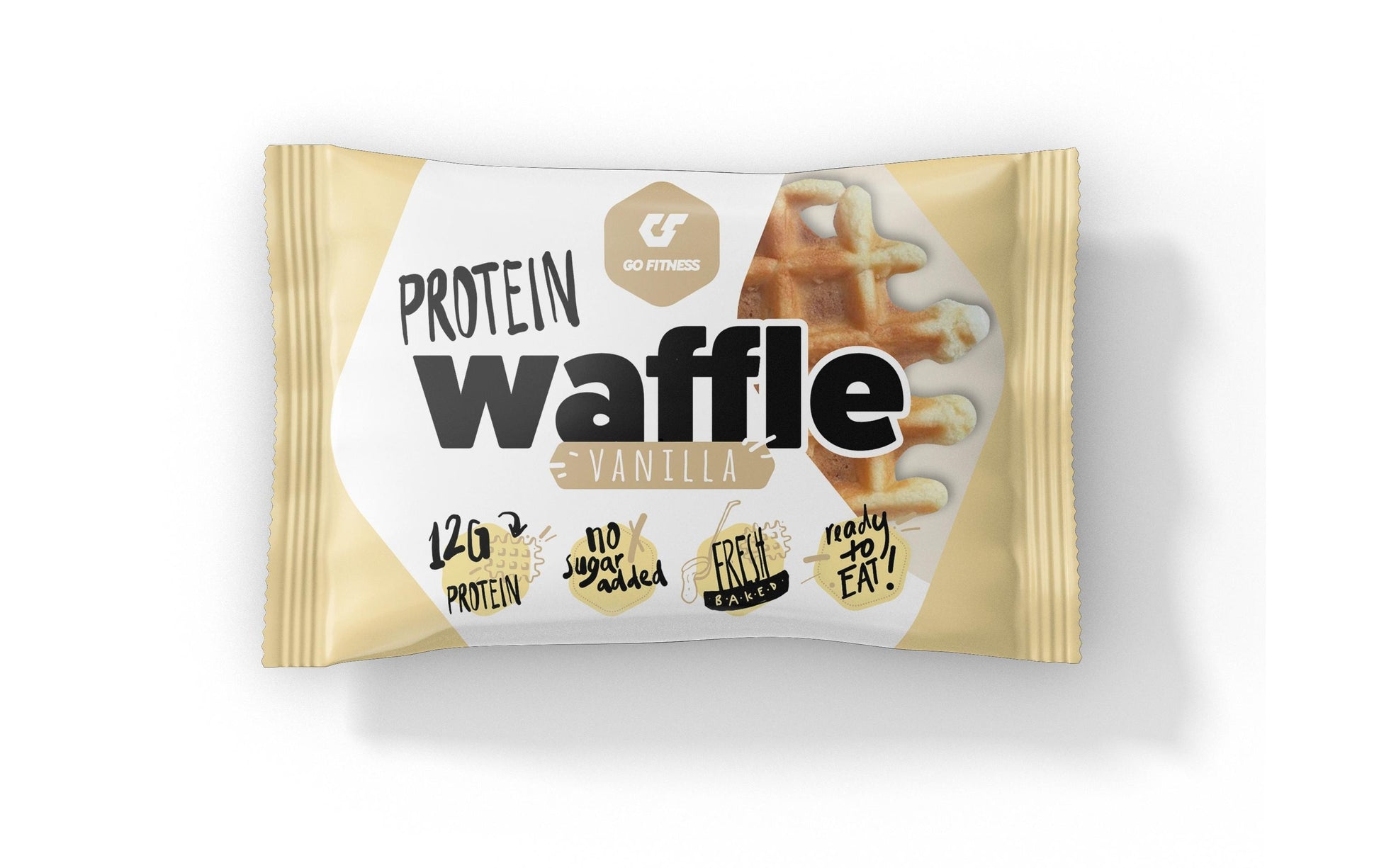 Go Fitness Protein-Waffel – Vanille – 50 g