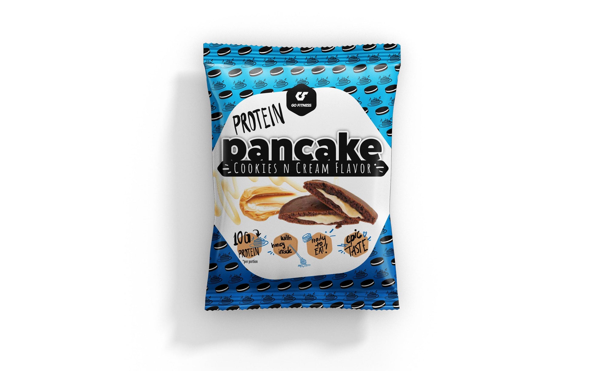 Go Fitness Protein-Pfannkuchen – Cookies & Cream – 50 g