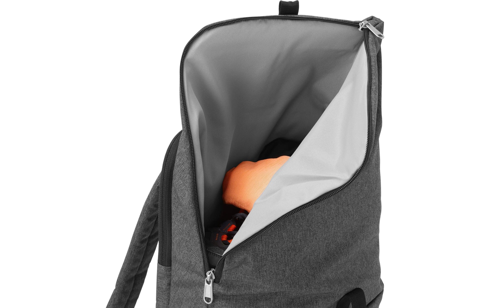 Hotbox Shuttle – Notebook-Rucksack – für 15"-Notebook, Polyester, Grau, aus recyceltem Material