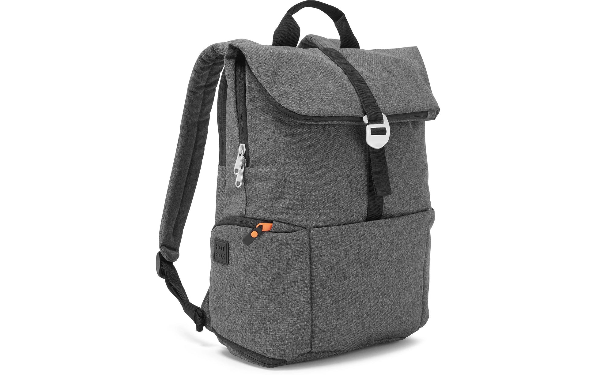 Hotbox Shuttle – Notebook-Rucksack – für 15"-Notebook, Polyester, Grau, aus recyceltem Material