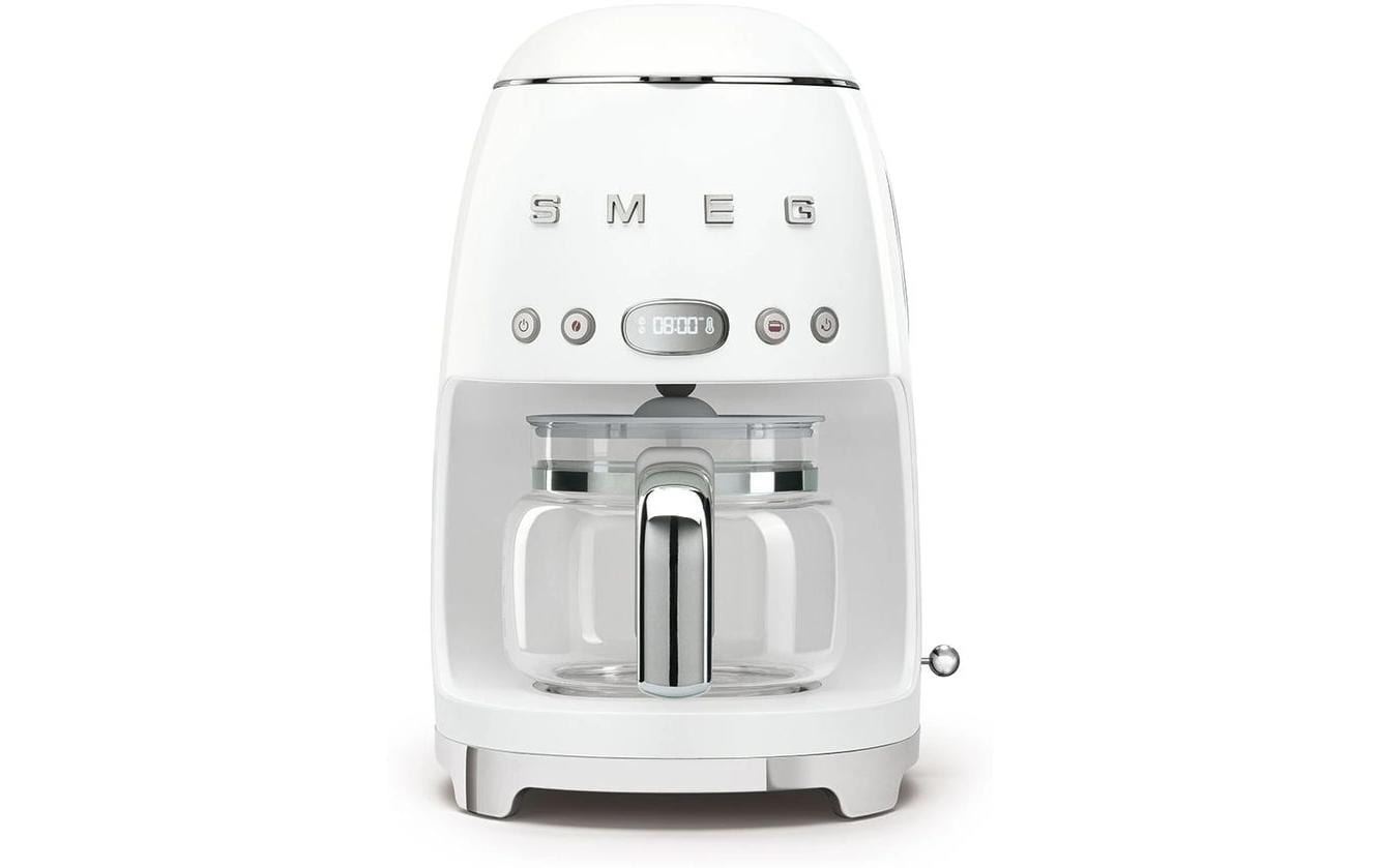 Smeg DCF02WHEU Filterkaffeemaschine – 10 Tassen, 1,25 l, Weiss