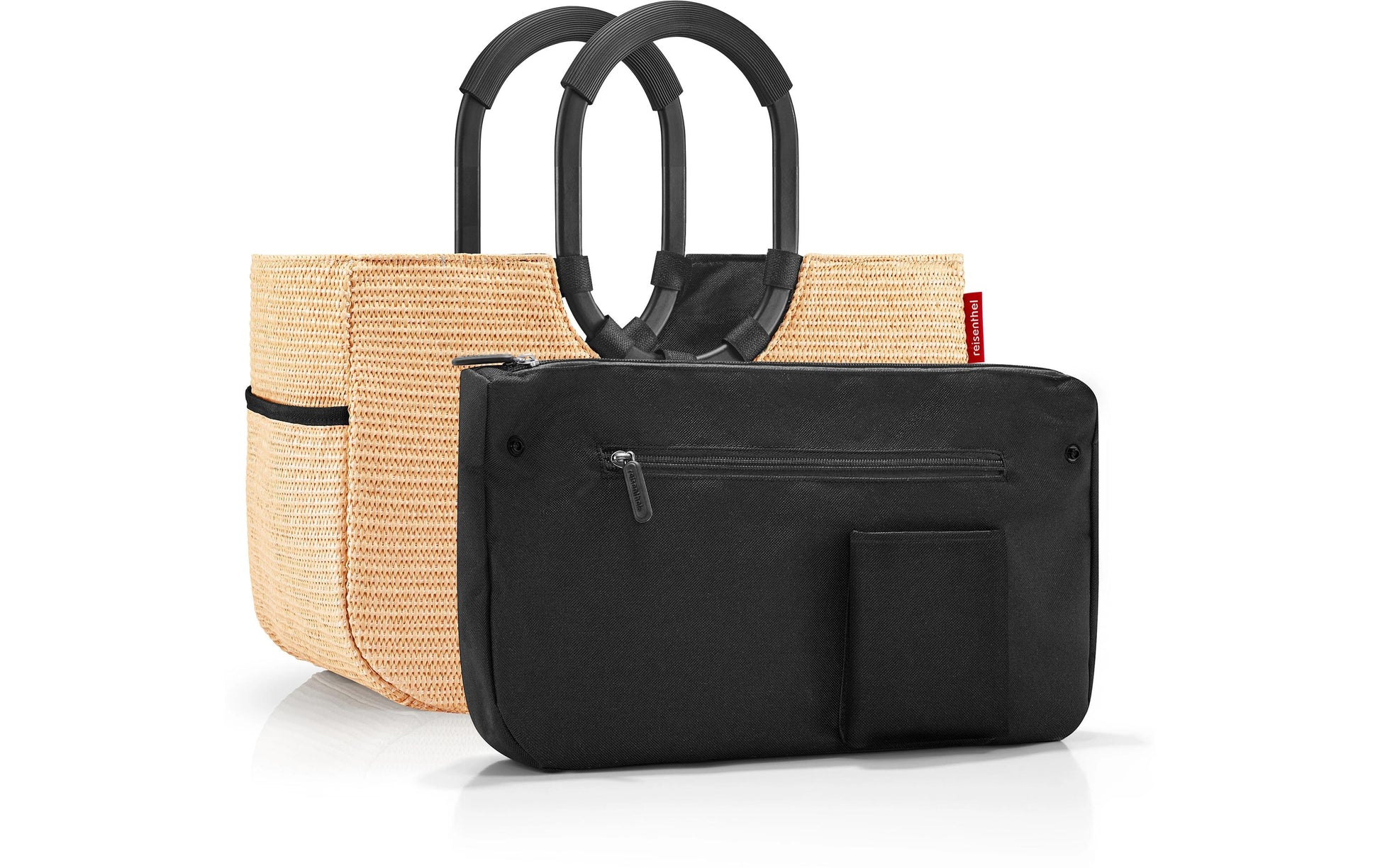 Reisenthel Stofftasche, Polyester, Schwarz/Braun, 460×250×345 mm